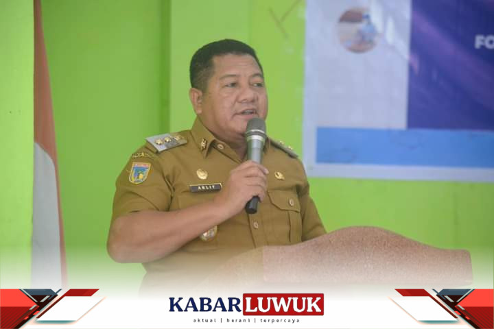 Wakil Bupati Banggai Laut, Ablit H. Ilyas, SH membuka kegiatan Lomba Masak Serba Ikan dan Lomba Inovasi Masakan Hasil Laut Tingkat Kabupaten Banggai Laut