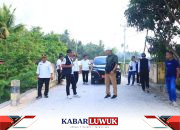 Bupati Banggai Laut Tinjau Infrastruktur Desa Mbeleang