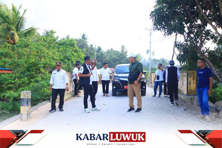 Bupati Tinjau Tanggul dan Jembatan di Desa Mbeleang
