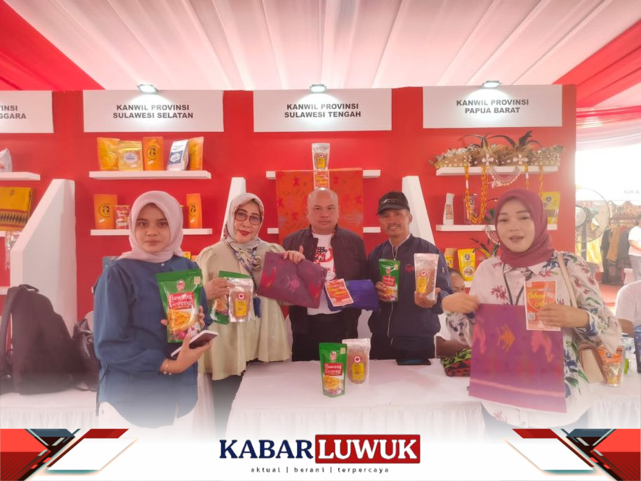 Kanwil Kemenkumham Sulteng Pamerkan 3 Produk Kekayaan Intelektual Khas Sulteng
