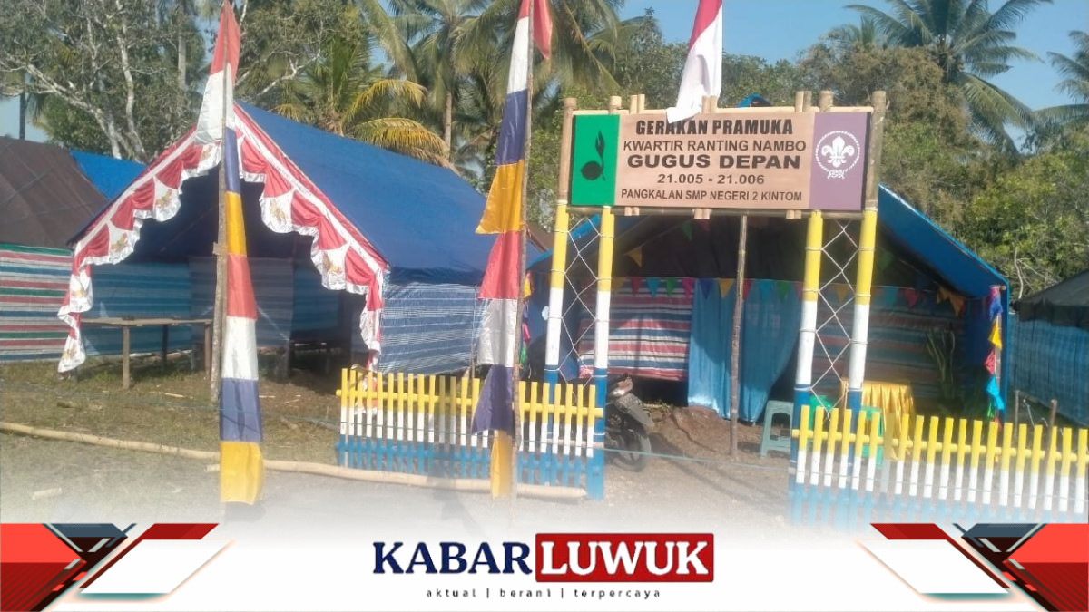 Persiapan Kemah Prestasi Pramuka di Boitan Banggai Sudah 95 Persen