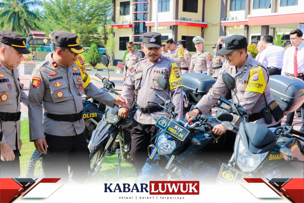 Kesiapan Hadapi Pemilu 2024, Wakapolres Cek Kendaraan Dinas Polres Banggai