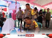 Puncak HUT Alumni Akabri 91: Polres Banggai Berikan Layanan Kesehatan dan Bakti Sosial