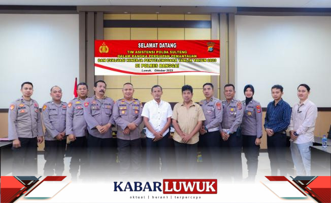 Asistensi Yanlik Rorena Polda Sulteng di Polres Banggai Th. 2023