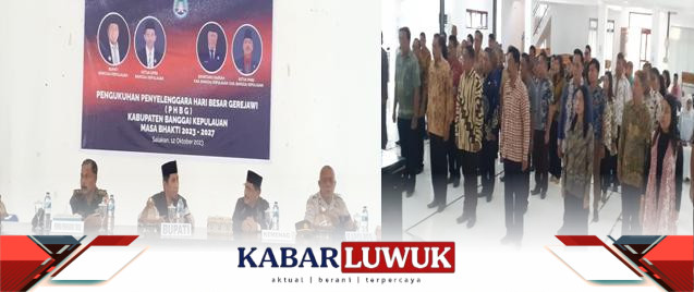 Pemerintah Kabupaten Banggai Kepulauan Resmikan Hari Besar Gerejawi 2023-2027