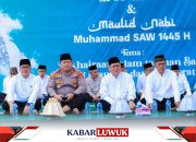 Kapolres Banggai  Wakili Kapolda Sulteng Hadiri Haul Guru Tua ke-55