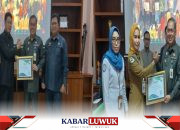 BPJS Berikan Penghargaan RSUD Luwuk dan Puskesmas Kampung Baru