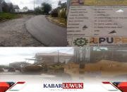 Pengerjaan Pengaspalan Jalan di Salakan dan Tinangkung Selatan Terhenti Satu Minggu