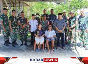 Koramil 1308-01/Luwuk Bakti Sosial,  Komsos dan Kerja Bhakti di Desa Kamumu