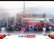 Pasar Salakan Tinangkung Bangkep,Kebakaran Menghanguskan  80% Lapak