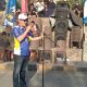 Ketua Ikatan Motor Indonesia Kabupaten Banggai, Syamsul Bahri Mang saat memberikn Arahan dihadapan Seluruh Pembalap Maleo Cup Race 2023