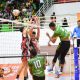 Tampil Beringas Berjiwa Petarung, Tim Volley Putra Korem 132/Tdl Pastikan Diri Lolos ke Semifinal
