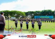 Pemecatan Tidak Hormat,Kapolres Banggai Pimpin Upacara PTDH Bagi Tiga Personel Polres