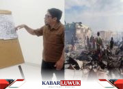 Pasca Kebakaran Pasar Salakan, Pj Bupati Bangkep Janji Dirikan Lapak Darurat untuk Pedagang