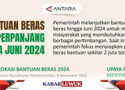 Bantuan Beras Diperpanjang Hingga Juni 2024