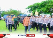 Hujan Tak Hentikan Kesiapan Pengamanan Nataru, Apel Operasi Lilin Tinombala-2023 Tetap Berlangsung