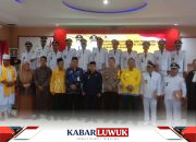 Upacara Pelantikan 34 Kepala Desa, Bupati Banggai Soroti Kepemimpinan dan Rencana Pembangunan