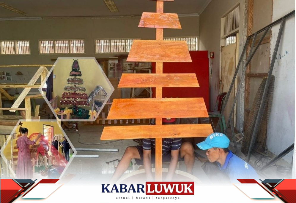 PERSIAPAN NATAL DI GEREJA EL ROY LAPAS KELAS IIB LUWUK