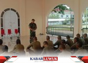 Danramil 1308-01/LB, Beri Materi Peningkatan Ketahanan Nasional untuk Satpol PP