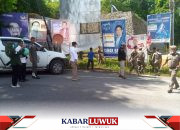 Bawaslu Bangkep Bersama Satpol PP dan Dishub Tindak Baliho Pemilu 2024 Yang Melanggar Aturan