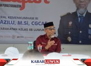 Didampingi Kakanwil Hermansyah Siregar, Irjen Kemenkumham RI Berikan Tausiyah Kepada WBP Lapas Luwuk