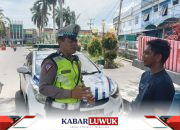 Satlantas Polres Banggai Gencar Sosialisasikan Kamseltibcarlantas di Kota Luwuk untuk Tingkatkan Kesadaran Berlalu Lintas