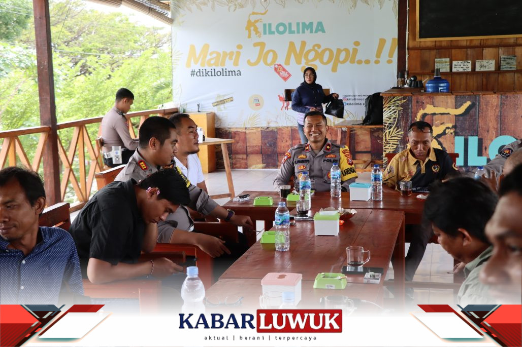 Jumat Curhat Polres Banggai Bersama Awak Media, Bahas Informasi dan Isu Terkini