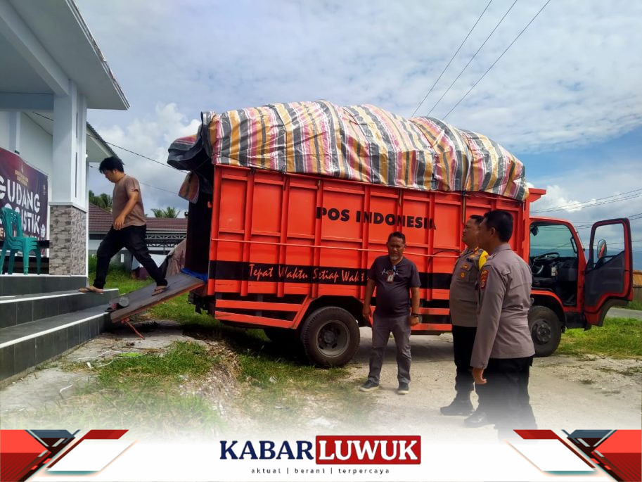 H-14 Menuju Voting Day, Kapolres Cek Logistik Pemilu di Gudang KPU Banggai
