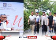 Dilepas Irjen Razilu, Kemenkumham Sulteng Semarakkan HBI Ke-74 Dengan Fun Walk Di Kota Luwuk