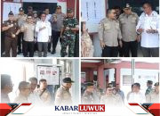 Bupati Banggai dan Forkopimda Pantau Pemilu di TPS 901 Khusus Lapas Luwuk