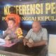 Bertempat di Mako Polres Banggai Kepulauan (Bangkep), Waka Polres Kompol Kompol DR. Frengky Jefri Rey, S.H., S.Pd., M.H, pimpin gelar Konferensi