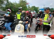 Operasi Keselamatan Lalu Lintas Tinombala 2024 Polres Banggai Berakhir, Teguran Naik 45%, Lakalantas Tetap 2 Kejadian