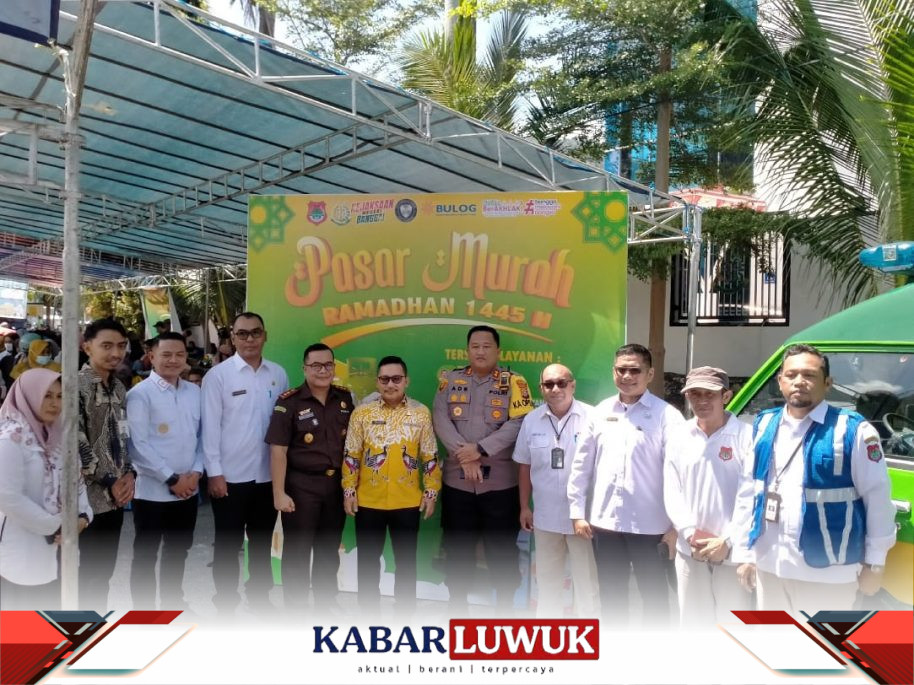 Kegiatan Pasar Murah yang dilakukan Kejaksaan Negeri Banggai