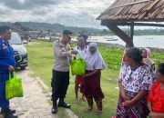 Kapolres Banggai Kepulauan Bagikan Sembako Sambut Idul Fitri, Kepedulian Polri di Tengah Masyarakat