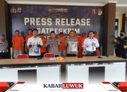 Polres Banggai Ungkap Kasus Pencurian Sarang Burung Walet, Lima Tersangka Ditangkap