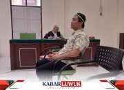 Pembacaan Surat Tuntutan Pidana Terdakwa Korupsi APBDesa Matabas