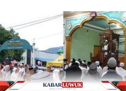 Ribuan Umat Padati Mesjid Agung Baiturrahim Lolu Palu untuk Sholat Idul Fitri 1445 H