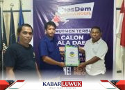 Antusiasme Pendaftaran Bakal Calon Bupati Bangkep Partai NasDem Membubung Tinggi