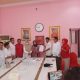 Badan Pemenang Pemilu PDI Perjuangan, Aryati B Laha Menerima formulir pendaftara dari Calon Bupati Banggai, Hj. Sulianti Murada yang diserahkan langsung oleh Sekretaris Partai Gerindra, Yulius Tipa dikantor Sekretariat PDI Perjuangan Kil0 8 Luwuk Selatan
