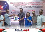 Sudirman Sapat Resmi Serahkan Formulir Persyaratan Calon Bupati Bangkep Ke DPW Perindo