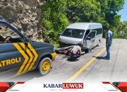 Mengantuk Saat Berkendara, Mobil Dinas Dispora Sulteng Alami Kecelakaan di Jalan Trans Sulawesi