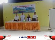 Kecamatan Tinangkung Selatan Gelar Sosialisasi Penginputan Indeks Desa Membangun(IDM) 2024