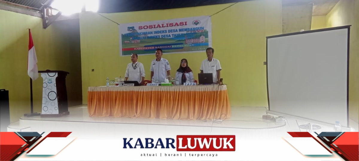 - Pemerintah Kecamatan Tingangkung Selatan Kabupaten Bangkep sulawesi tengah, mengadakan sosialisasi penginputan Indeks Desa Membangun (IDM) tahun 2024