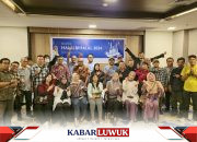 DSLNG Gelar Halalbihalal Bersama Jurnalis Palu