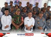 Bangkep Kukuhkan Anggota Satlinmas, Tingkatkan Kesiagaan dan Kebersamaan