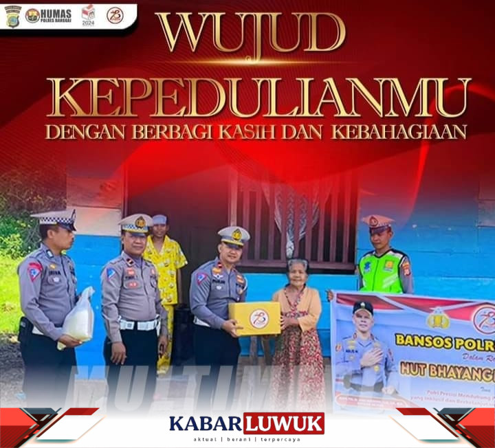 Polres Banggai Gelar Beragam Kegiatan Sosial Sambut Hari Bhayangkara ke-78