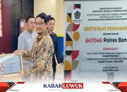 Polres Banggai Raih Penghargaan Peringkat I dari KPPN Luwuk, Bukti Komitmen dan Kinerja Gemilang
