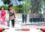 Kapolres Banggai Pimpin Upacara Ziarah dan Tabur Bunga Peringati Hari Bhayangkara ke-78