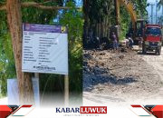 PUPR Kabupaten  Rekonstruksi Jalan di Bukit Halimun Kecamatan Luwuk Selatan