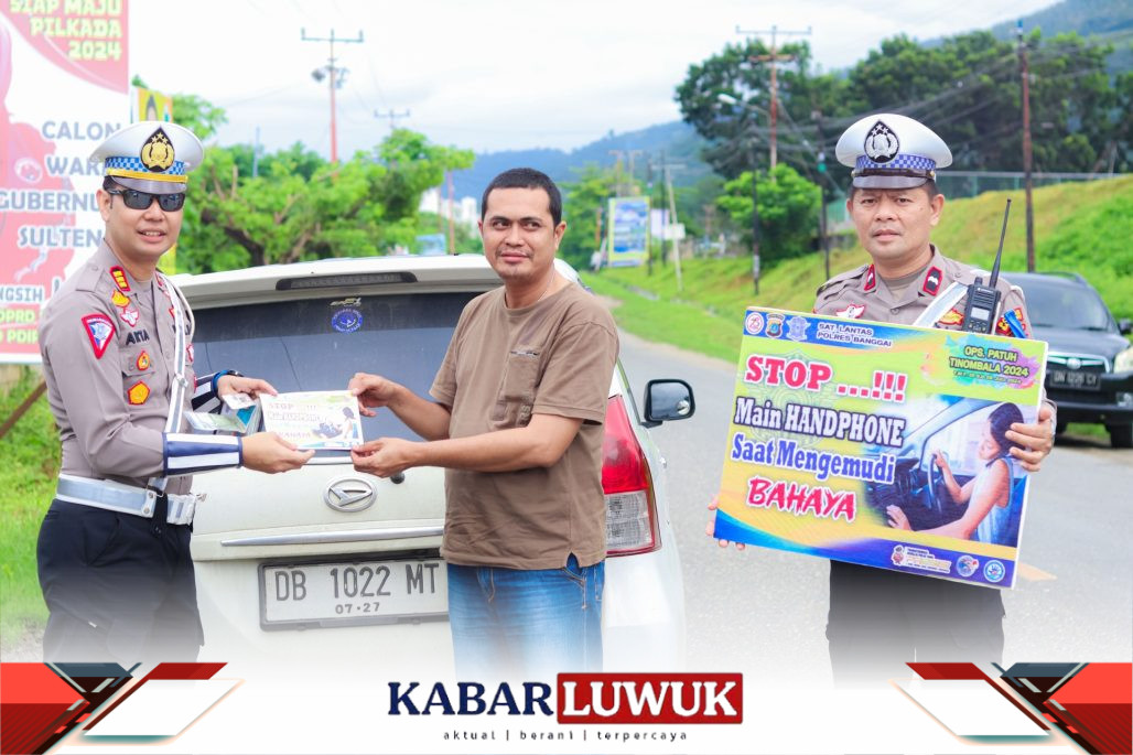 - Kasat Lantas Polres Banggai, AKP Arta Dwi Kusuma, memimpin langsung pelaksanaan hari ke-9 Operasi Patuh Tinombala 2024